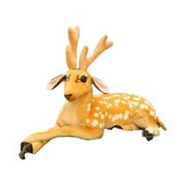Brinquedo De Pelúcia Gigante Para Crianças, Modelo De Veado Sika Com Simulação Realista, Acessório