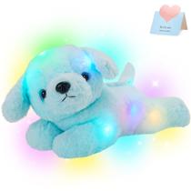 Brinquedo de pelúcia Glow Guards 15" Blue Light Up Puppy Dog