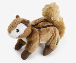 Brinquedo de Pelúcia GoDog Chipmunk para Cães - Com Tecnologia Chew Guard