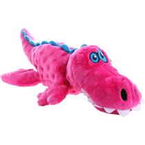 Brinquedo de Pelúcia GoDog Gators Squeaky para Cães - Com Protetor de Mastigação - Tamanho Grande