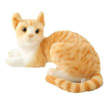 Brinquedo de pelúcia GUDVES Orange Tabby Cat de 30 cm