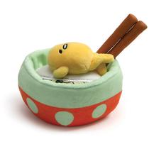 Brinquedo de pelúcia GUND Sanrio Gudetama The Lazy Egg com macarrão de 11 cm