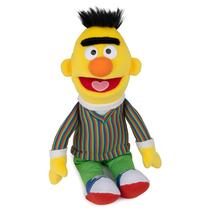 Brinquedo de pelúcia GUND Sesame Street Official Bert Muppet 35 cm amarelo