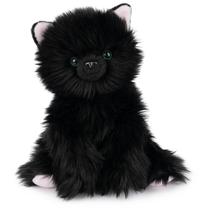 Brinquedo de pelúcia GUND Xavier Kitten preto 23 cm premium por mais de 1 ano