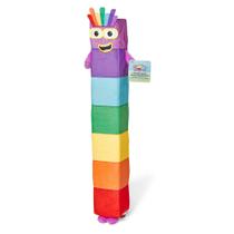 Brinquedo de pelúcia hand2mind Numberblock Seven Playful Pal para crianças Brinquedo de pelúcia hand2mind Numberblock Seven Playful Pal para crianças