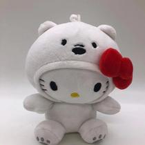 Brinquedo De Pelúcia Hello Kitty De 10cm Com Laço, Panda, Urso Marrom, Urso Branco, Boneco Macio E