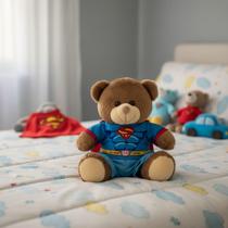 Brinquedo De Pelúcia Herói 25cm Presente Super Urso