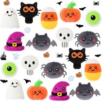 Brinquedo de pelúcia HyDren Halloween 18 peças de bichos de pelúcia de 10 cm