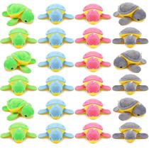 Brinquedo de pelúcia HyDren Small Turtle Plush 8,9 cm, 24 unidades para crianças Brinquedo de pelúcia HyDren Small Turtle Plush 8,9 cm, 24 unidades para crianças