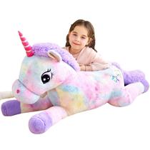 Brinquedo de pelúcia IKASA Giant Unicorn 110 cm multicolorido Brinquedo de pelúcia IKASA Giant Unicorn 110 cm multicolorido