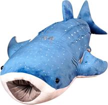 Brinquedo de pelúcia infantil Mukouxun Whale Shark de 18,5 polegadas Brinquedo de pelúcia infantil Mukouxun Whale Shark de 18,5 polegadas