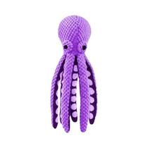 Brinquedo De Pelúcia Interativo Para Cães Grandes E Pequenos, Octopus, Com Som, Anti-Demolição,