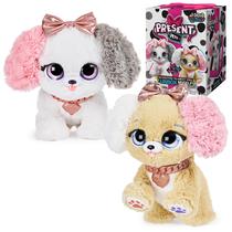 Brinquedo de Pelúcia Interativo Surprise Pet Present Pets Fancy Puppy