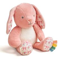 Brinquedo de pelúcia Itzy Ritzy Snuggles para bebês, crianças e adultos Pink Bunny
