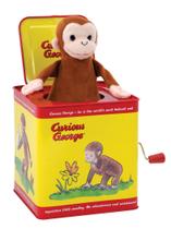 Brinquedo de pelúcia Jack in the Box Schylling Curious George