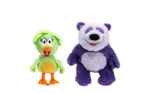 Brinquedo de Pelúcia Jada Toys Donkey Hodie - Panda e Pato Roxo 8"