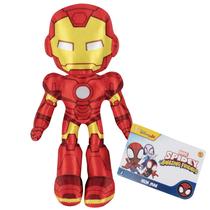 Brinquedo de pelúcia Jazwares Marvel Spidey e seus incríveis amigos 8 Homem de Ferro