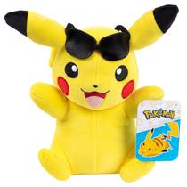 Brinquedo de pelúcia Jazwares Pokémon Pikachu com óculos de sol 20cm 2+