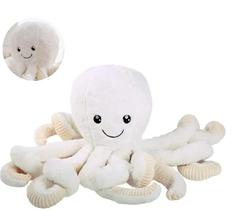 Brinquedo de pelúcia JOSON Cute Octopus 40cm branco para crianças e adultos Brinquedo de pelúcia JOSON Cute Octopus 40cm branco para crianças e adultos