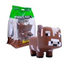 Brinquedo de pelúcia Just Toys Minecraft Mooshroom Cow 15 cm Série 4