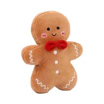 Brinquedo De Pelúcia Kawaii De 17cm Em Forma De Homem De Gengibre, Decoração De Festa De Natal,