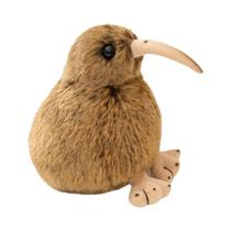 Brinquedo De Pelúcia Kiwi Marrom 12 28CM, Boneco De Animal De Pelúcia Macio, Almofada Realista De