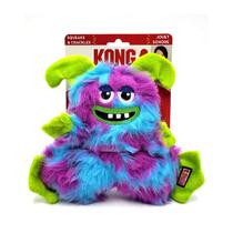 Brinquedo de Pelúcia KONG Frizzles Razzle Medium Interativo para Cães de Porte Médio