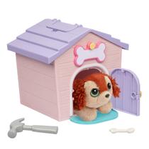 Brinquedo de Pelúcia Little Live Pets My Puppy's Home Minis - Rosa e Roxo