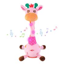 Brinquedo de pelúcia LUKETURE Dancing Talking Singing Giraffe