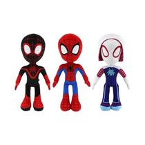 Brinquedo De Pelúcia Macio De 32CM Do Homem-Aranha Gwen Peter Parker Noir Para Crianças Presente Do