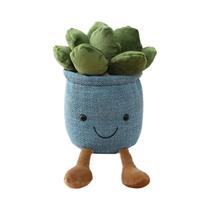 Brinquedo De Pelúcia Macio Em Forma De Planta Suculenta Para Crianças, Simulação De Boneca Em Vaso, Brinquedo De Pelúcia Macio Em Forma De Planta Suculenta Para Crianças, Simulação De Boneca Em Vaso,