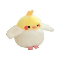 Brinquedo De Pelúcia Magnético Fat Chirp Budgie, Boneco De Pássaro Em Pé, Animal De Pelúcia Finch Da