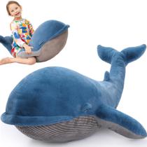 Brinquedo de pelúcia MaoGolan de 110 cm, baleia de pelúcia, grande e macio Brinquedo de pelúcia MaoGolan de 110 cm, baleia de pelúcia, grande e macio