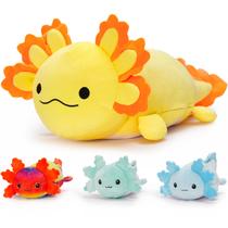Brinquedo de pelúcia MaoGolan Giant Axolotl com 3 bebês dentro de 60 cm Brinquedo de pelúcia MaoGolan Giant Axolotl com 3 bebês dentro de 60 cm