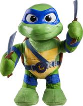 Brinquedo de pelúcia Mattel Teenage Mutant Ninja Turtles Leonardo 28cm Brinquedo de pelúcia Mattel Teenage Mutant Ninja Turtles Leonardo 28cm