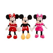 Brinquedo De Pelúcia Mickey Mouse Kawaii 30-35cm, Bonecos De Pelúcia Para Aniversário De Crianças,