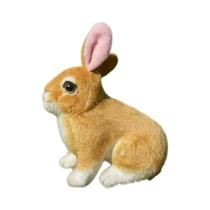 Brinquedo De Pelúcia Mini Coelho Realista De 16CM, Kawaii, Com Orelhas Longas, Boneca De Animal Fofa