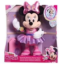 Brinquedo de Pelúcia Minnie Mouse Bailarina - Just Play Disney Junior