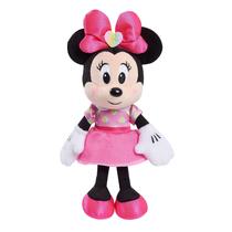 Brinquedo de Pelúcia Minnie Mouse Disney Junior - 20cm com Vestido Rosa Brinquedo de Pelúcia Minnie Mouse Disney Junior - 20cm com Vestido Rosa