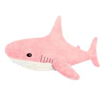 Brinquedo de pelúcia MUPI Shark Plush de 1 m de largura rosa