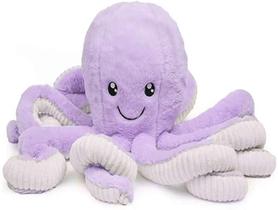 Brinquedo de pelúcia Nbeebro Cute Octopus de 16 polegadas para presente infantil roxo Brinquedo de pelúcia Nbeebro Cute Octopus de 16 polegadas para presente infantil roxo