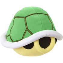 Brinquedo de pelúcia Nintendo SFX Green Turtle Shell Super Mario