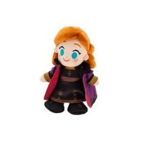 Brinquedo de pelúcia oficial da Disney Store Anna Nuimos com roupa de 15 cm