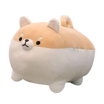 Brinquedo de pelúcia OUKEYI Shiba Inu para cães de pelúcia 40 cm marrom