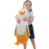 Brinquedo de pelúcia OurHonor Big Banana Duck 70 cm branco e amarelo Brinquedo de pelúcia OurHonor Big Banana Duck 70 cm branco e amarelo