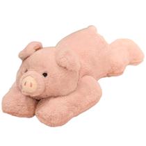 Brinquedo de pelúcia para animais de pelúcia Doireum Weighted Pig 400g 30cm