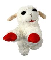 Brinquedo de pelúcia para cães Multipet Lambchop 10 cm branco/castanho pequeno