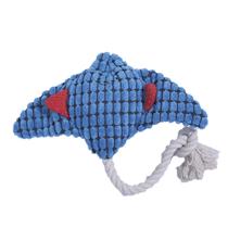 Brinquedo de pelúcia para cães Ocean Devil Fish Durable com Squeaker Blue Brinquedo de pelúcia para cães Ocean Devil Fish Durable com Squeaker Blue