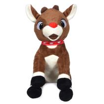 Brinquedo de pelúcia para cães Rudolph 23 cm Red Nose Squeaker Holiday