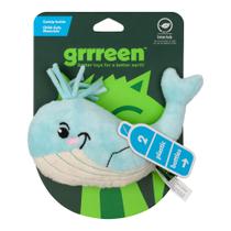 Brinquedo de Pelúcia para Gatos GRRREEN Whale - Kicker com Catnip